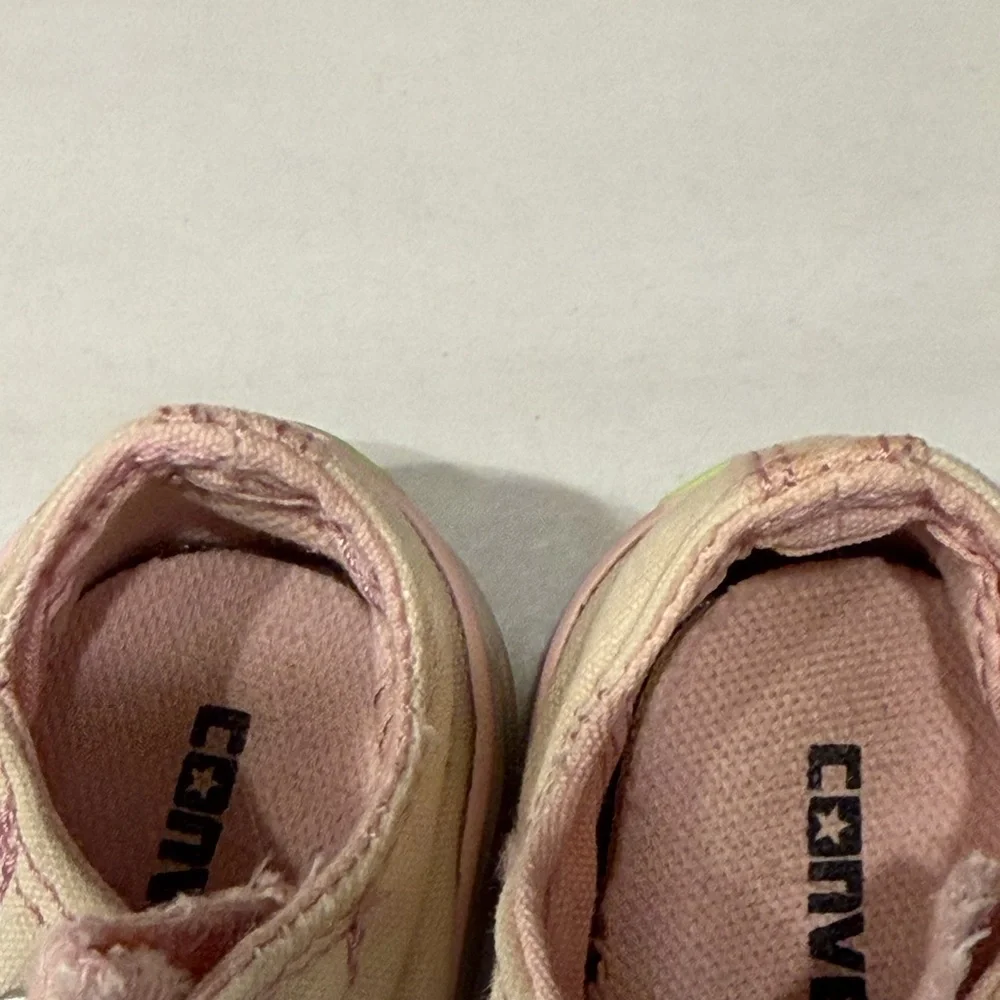 Vintage Converse Kids Pink Floral Sneakers